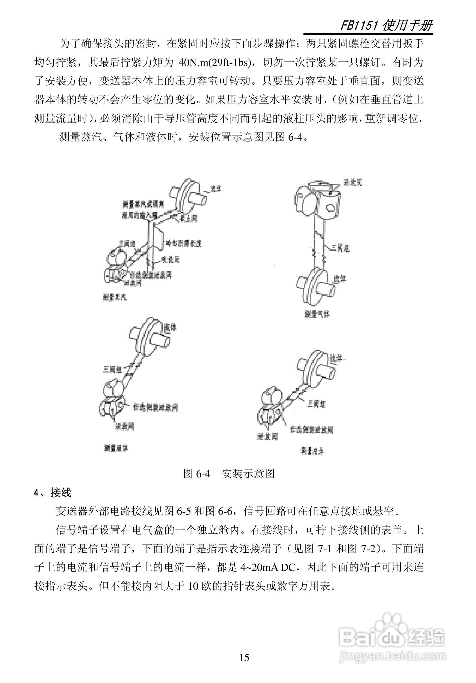 FB1151智能电容式压力/差压变送器使用说明书:[2]