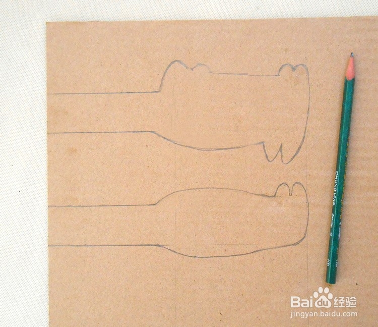 可以伸缩的大嘴怪玩具制作方法