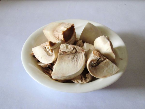 干煸蘑菇北极虾