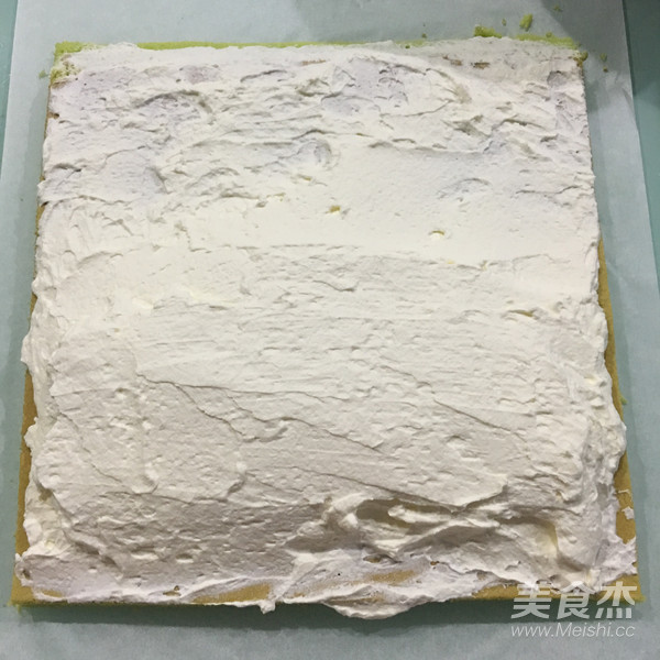 菠菜奶油蛋糕卷
