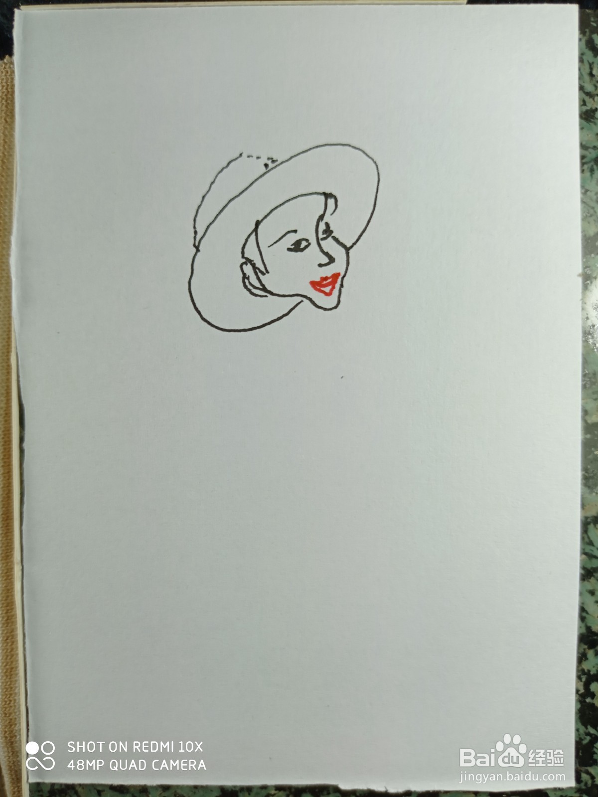 怎样画简笔画提着篮子的女人