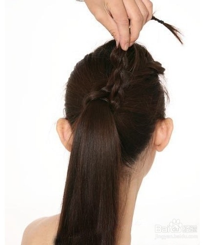 淑女无刘海编发教程图解