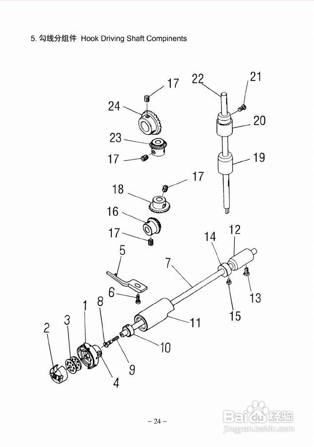 JK-5559W型侧切刀高速平缝机使用说明:[3]