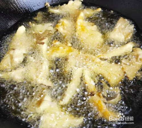 安安教你做鲜炸蘑菇