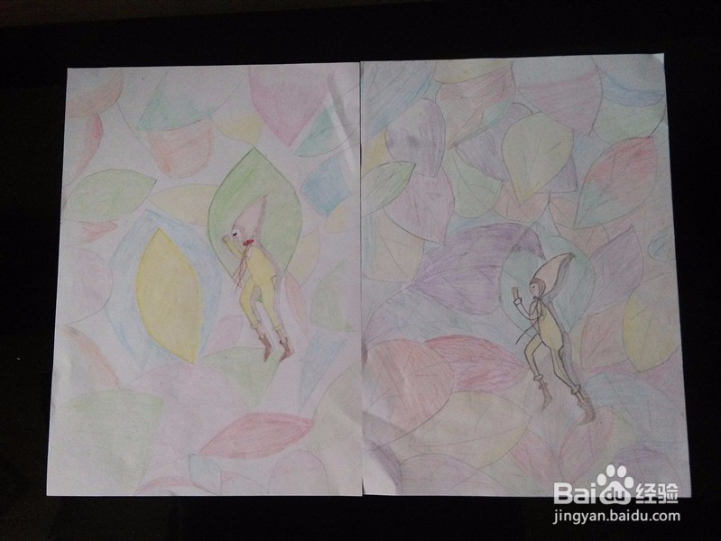 如何用彩铅画一幅简单的插画