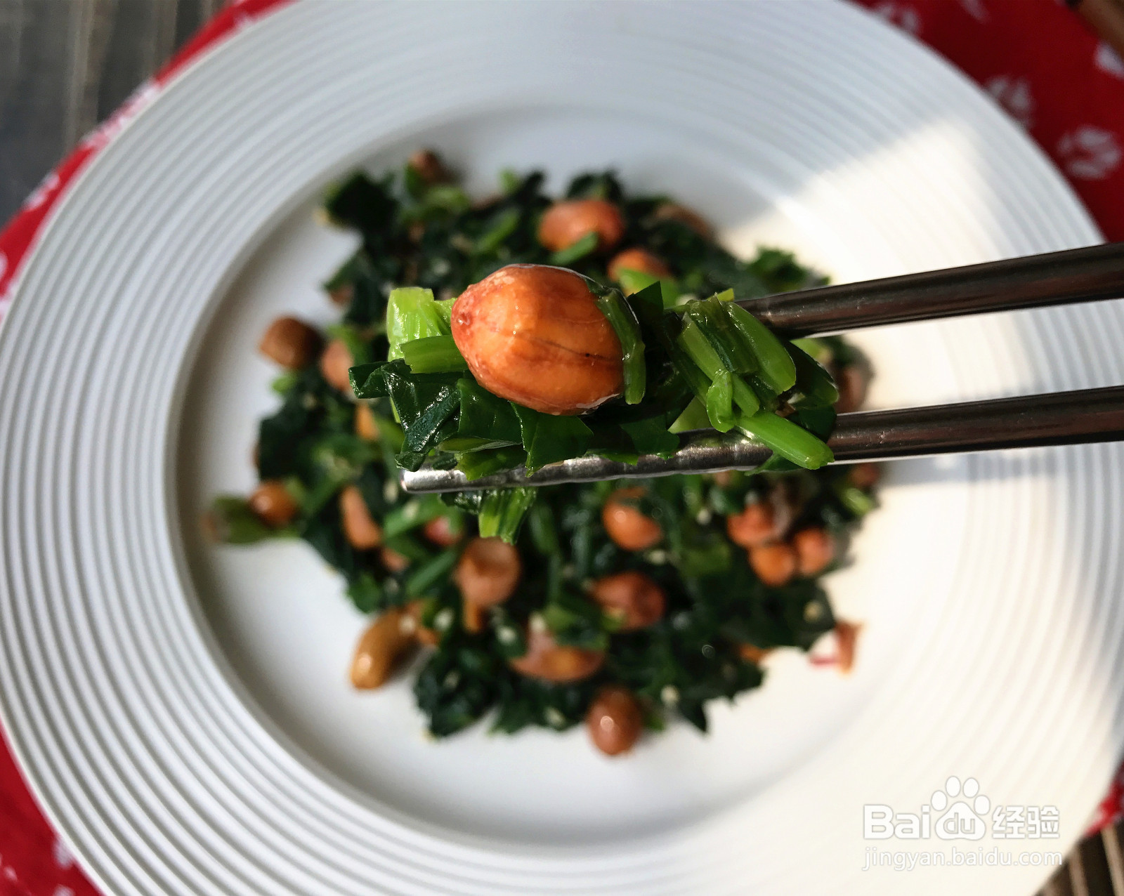 凉拌菠菜的做法