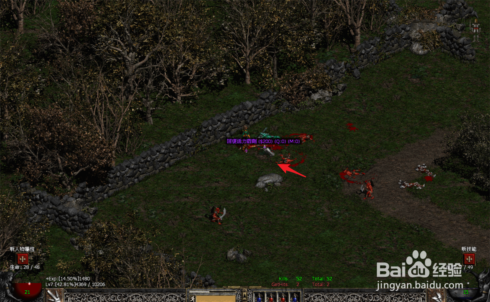 暗黑2怎么呈现地面所有装备?