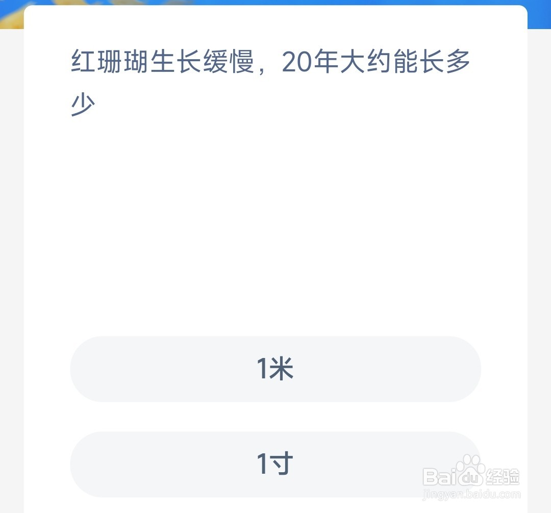 红珊瑚生长缓慢20年大约能长多少？神奇海洋