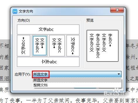wps怎么让文字竖排
