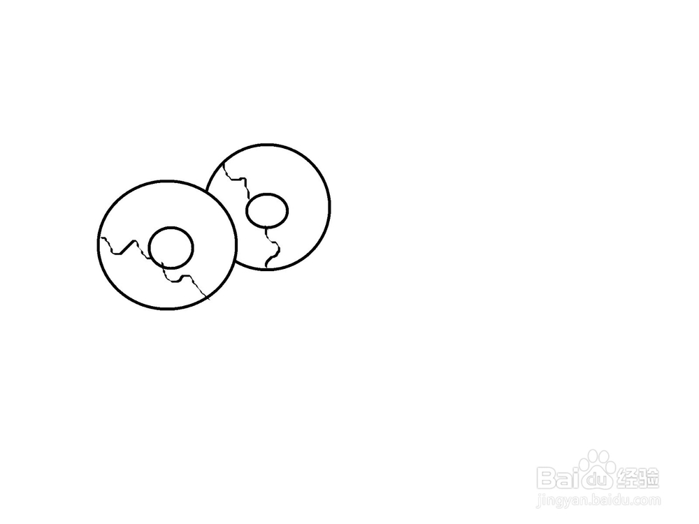 怎样画甜甜圈和柠檬茶