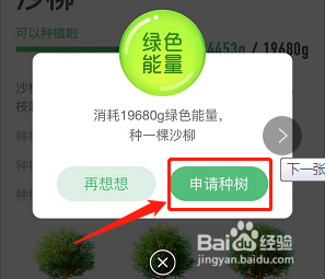 蚂蚁森林怎么申请种树