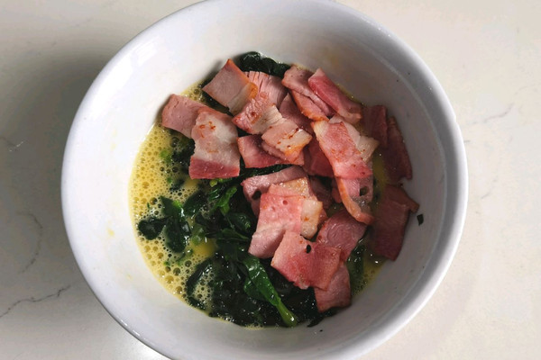 培根菠菜芝士卷饼