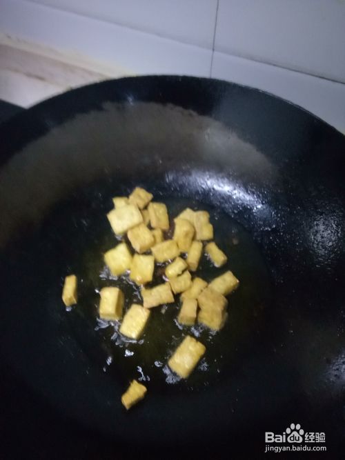 炸豆腐炒包菜