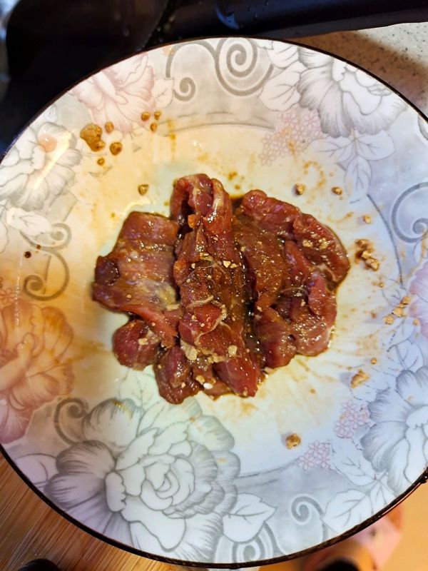 快手营养霸王花炒牛肉