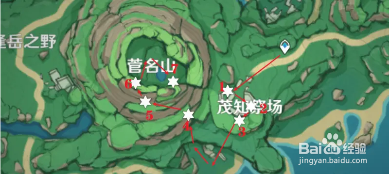 原神:托马培养材料-幽灯蕈采集路线攻略