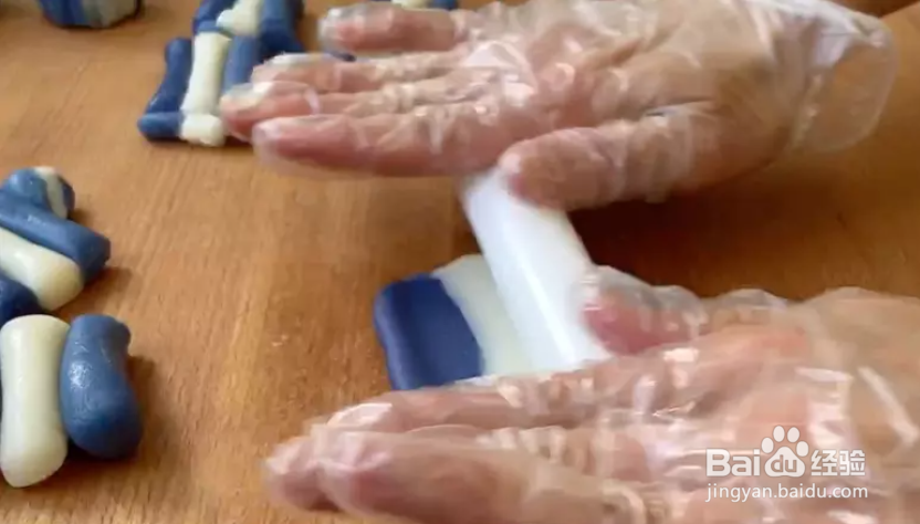 青花瓷冰皮月饼～免蒸免烤