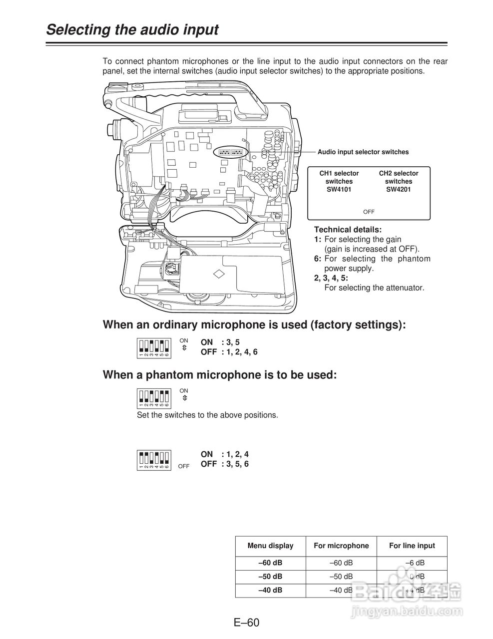 松下AJ-D215HE数码摄像机说明书:[6]