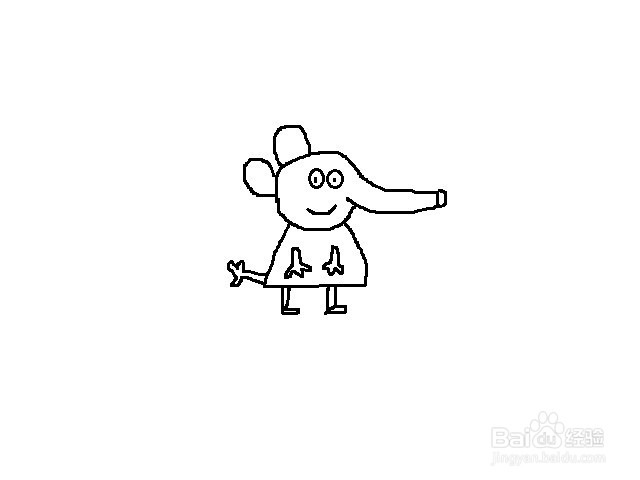 简笔画系列-怎样画大象