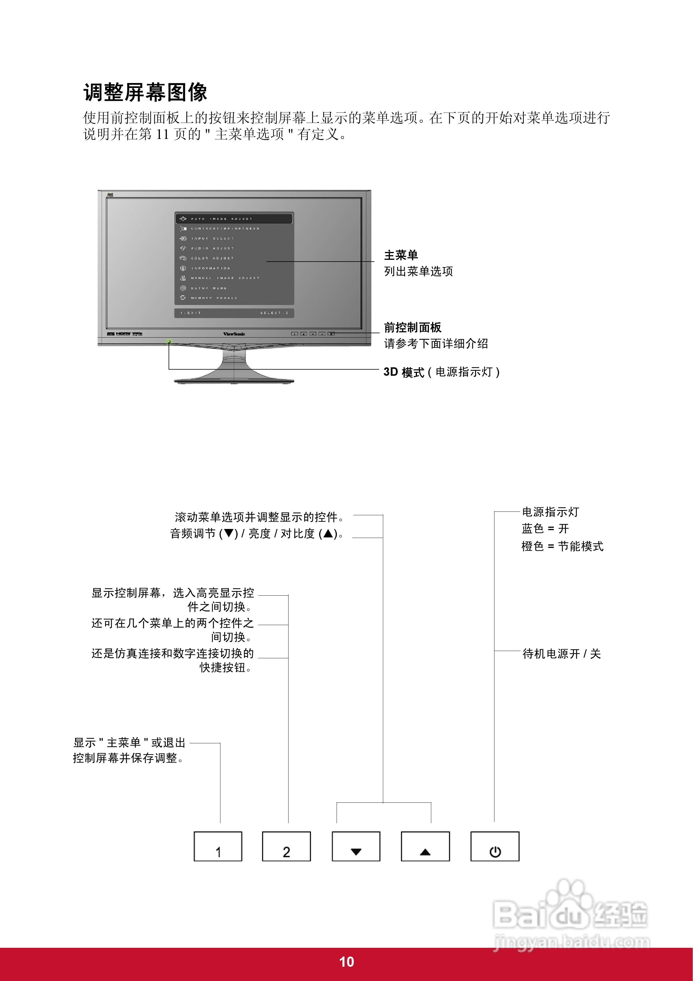 ViewSonic优派V3D245显示器说明书:[2]