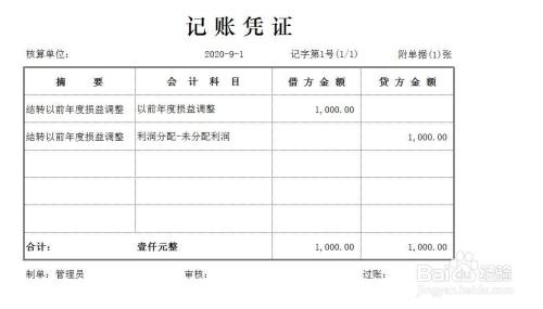 以前年度损益调整怎么结转