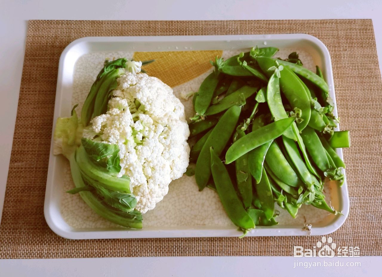 花椰菜炒荷兰豆怎么做
