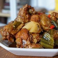 开胃下饭菜酸笋鸡