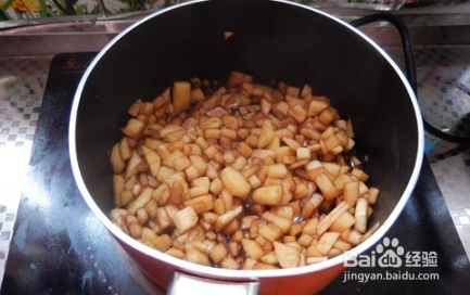 黄油苹果早餐包