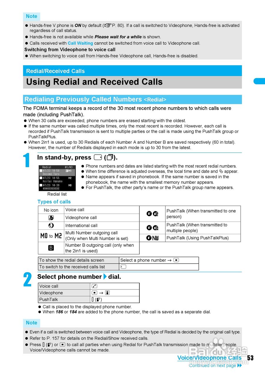 DoCoMo SH904i移动电话说明书:[6]