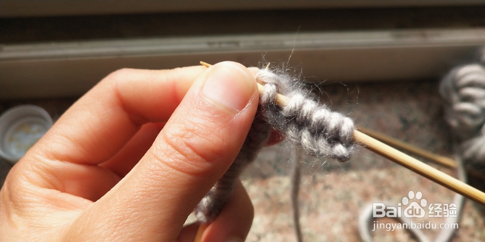 只有一种针式的围巾最简织法