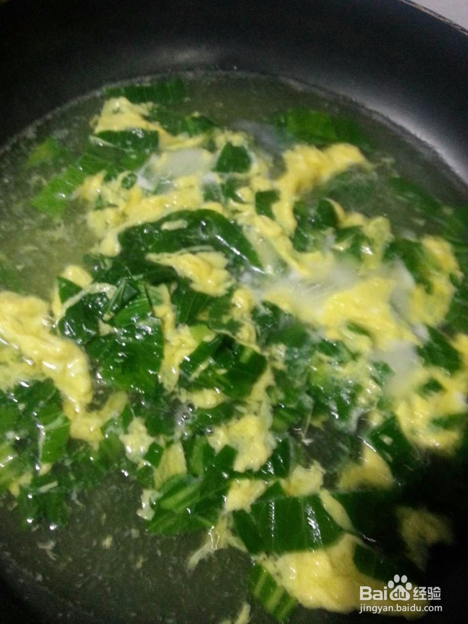 给不爱吃青菜的孩子的青菜鸡蛋汤