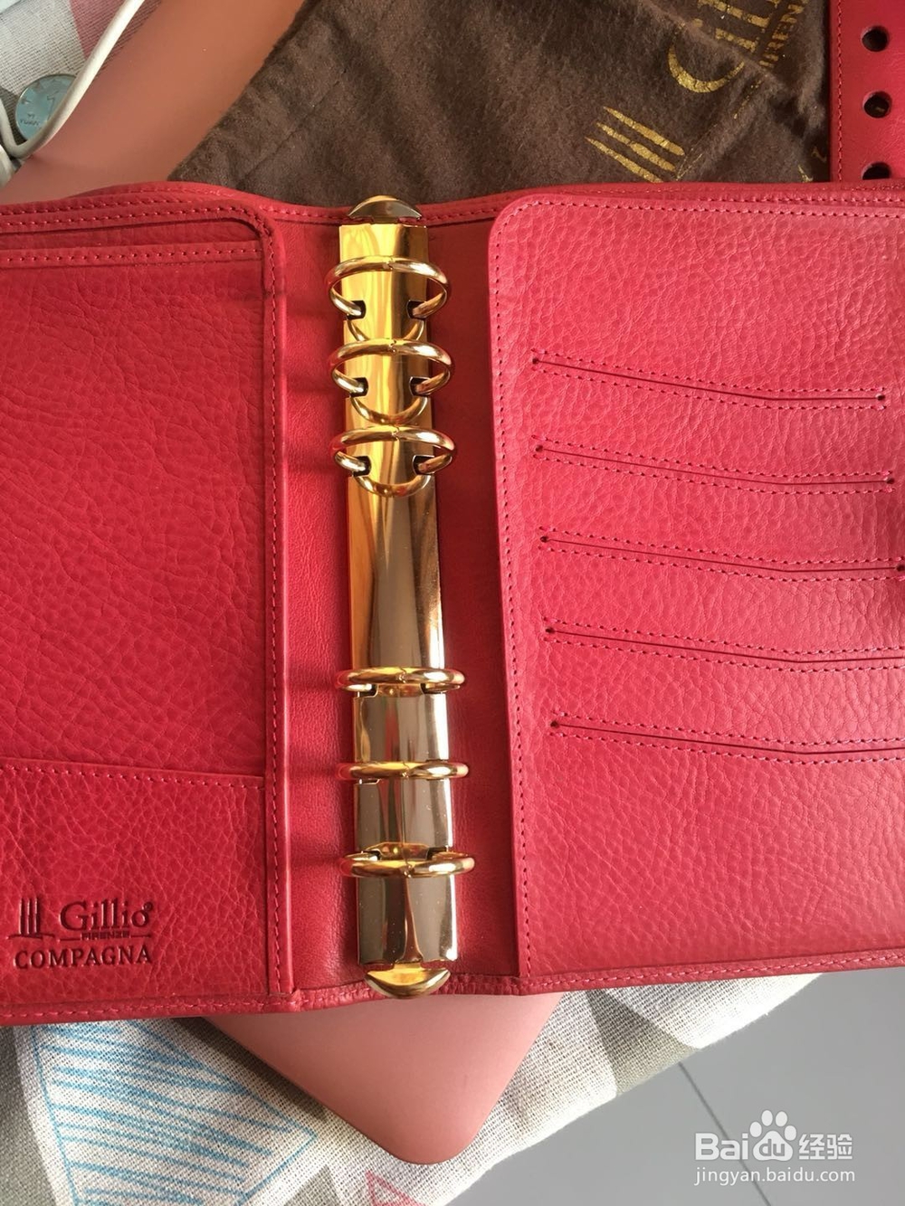 GILLIO COMPAGNA A6尺寸真皮活页本的详细介绍