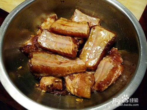酥炸羊排骨段