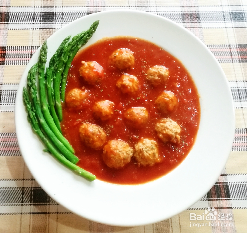 营养美味的美味番茄牛肉丸