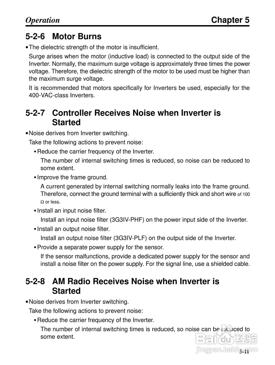 欧姆龙3G3EV-PETX3200变频器说明书:[7]