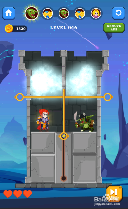 Hero Rescue的LEVEL 046怎样过关？