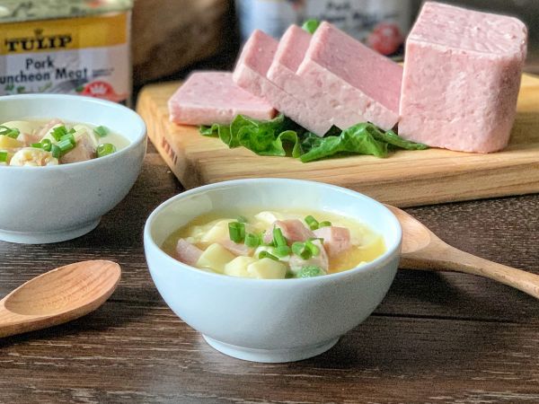 午餐肉日本豆腐羹