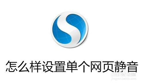 <b>搜狗浏览器指定单独网页无法静音怎么样办</b>