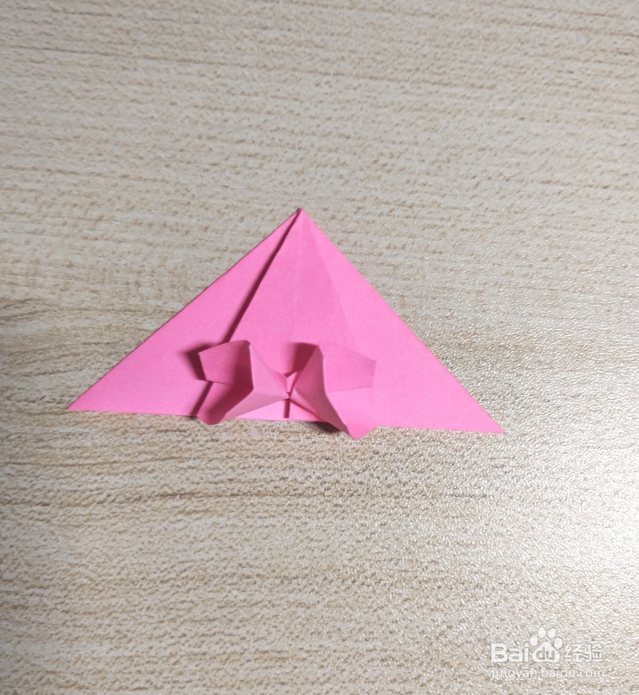 折纸：蝴蝶结书签