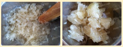 蜜柚冰糖银耳羹