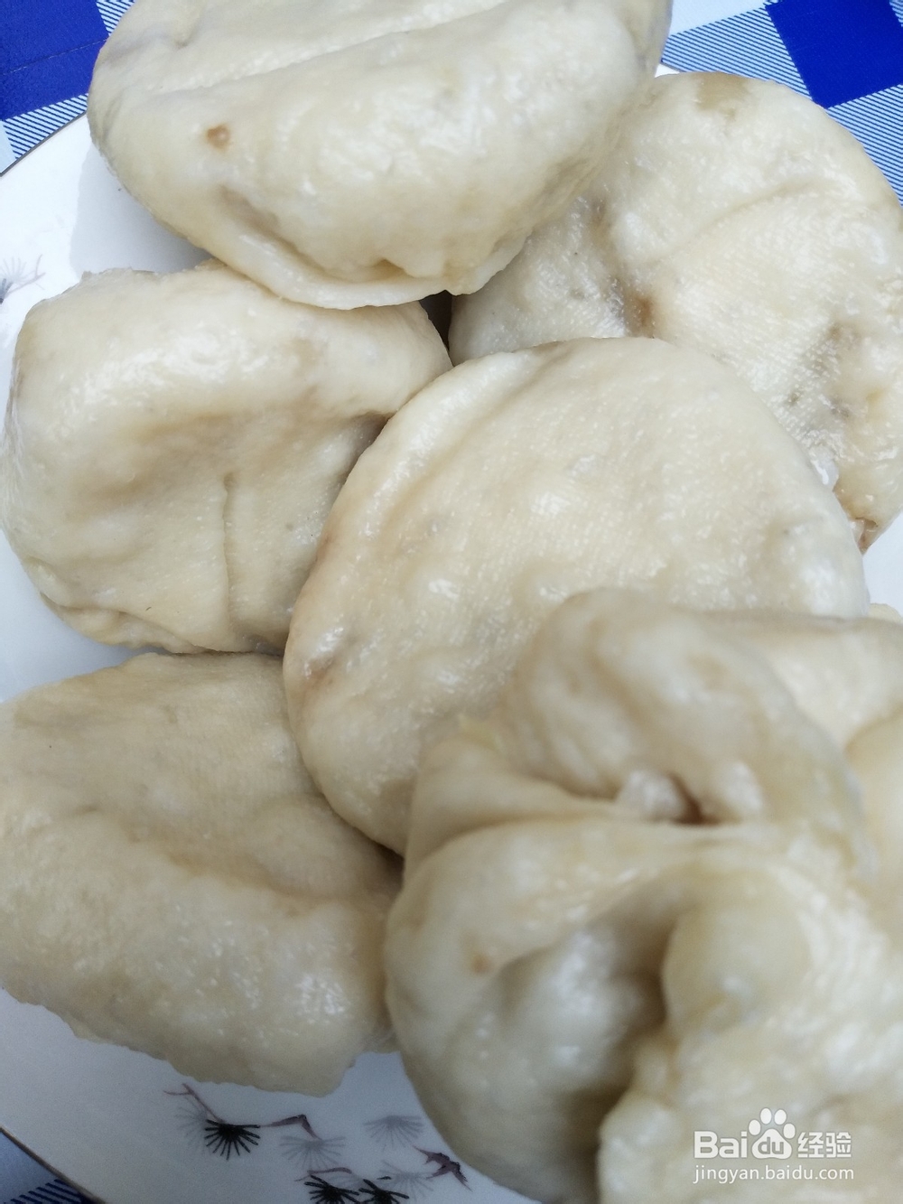 怎样做五花肉+茄子馅的发面包子