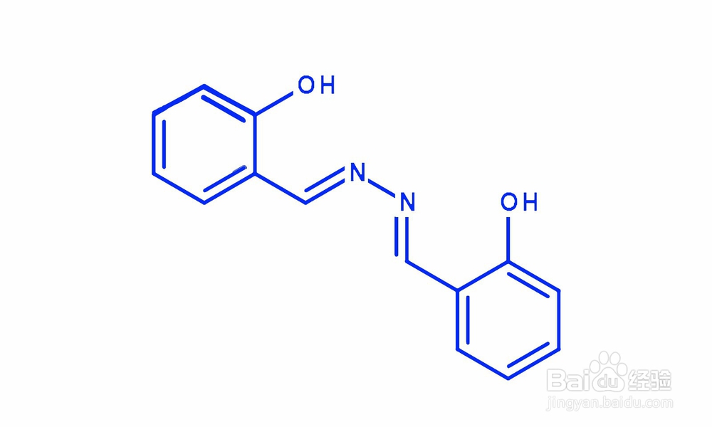 怎样画水杨醛吖嗪结构式