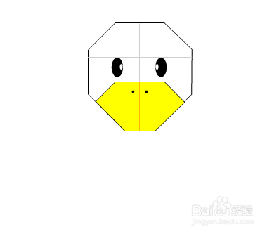 怎么折纸 小鸭子的脸