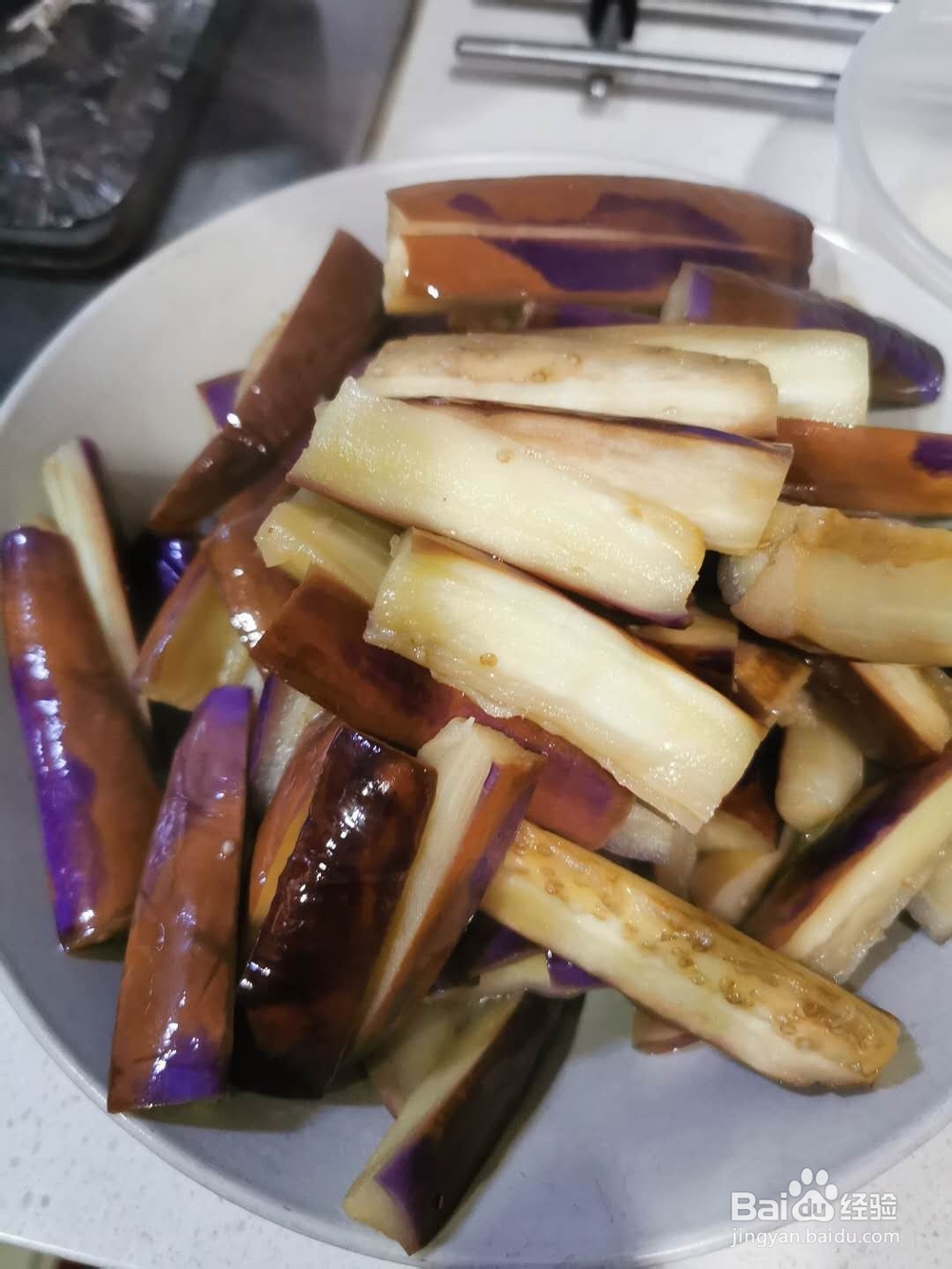 健康少油咸鱼茄子煲