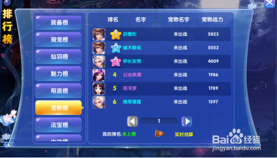 诛仙记有哪些排行榜？