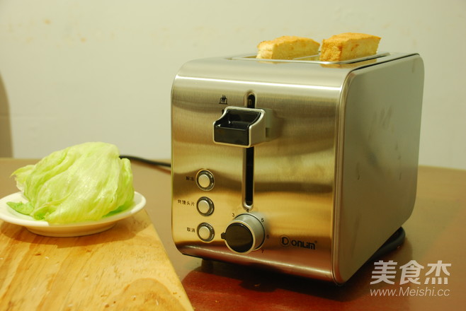 爱心满满简易三明治