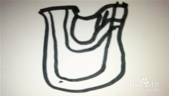 怎么样用简笔画画围兜