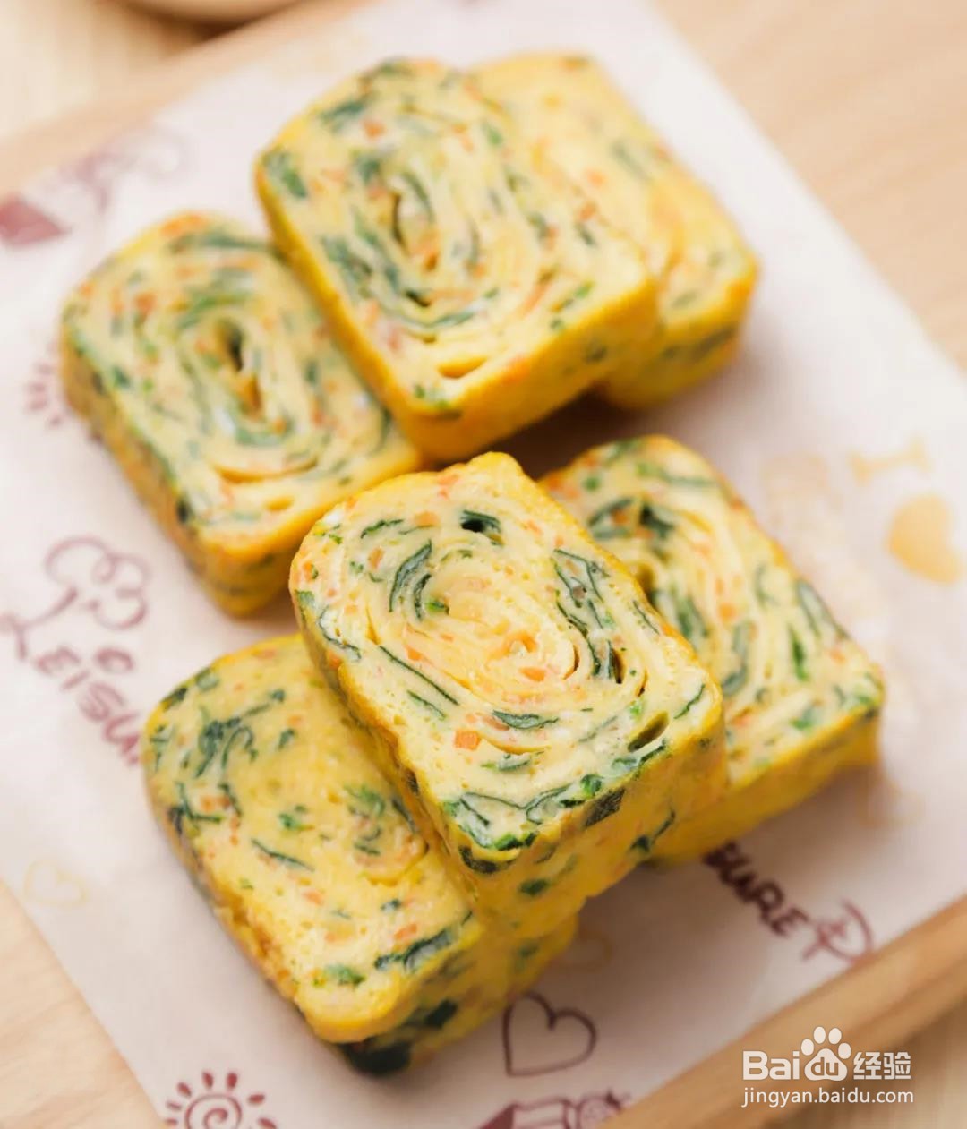 一岁孩子辅食厚蛋烧的做法