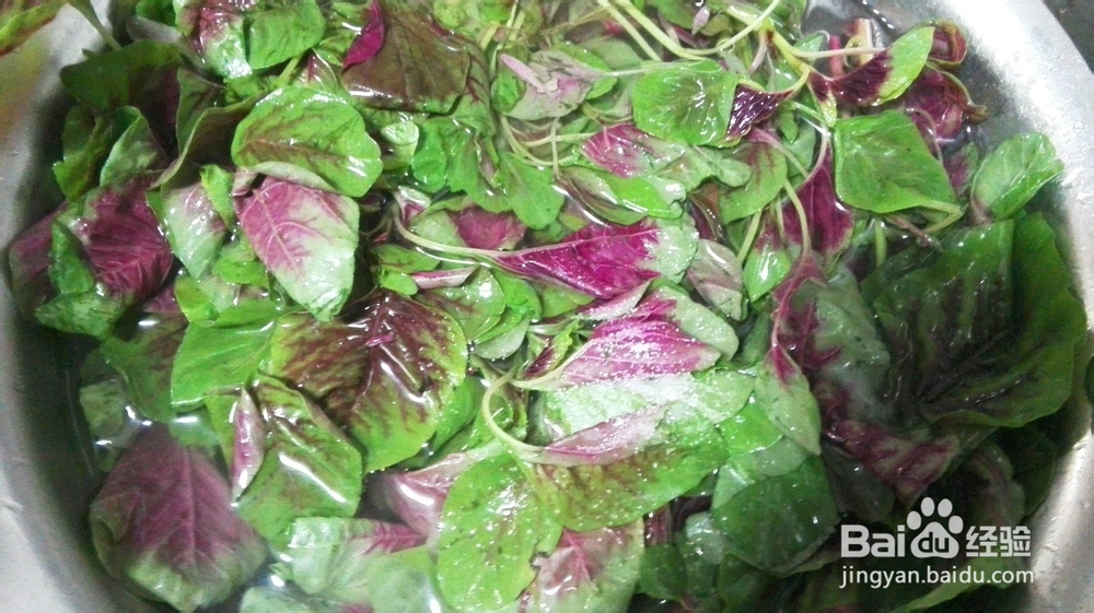 家常菜&蒜泥炒红米苋