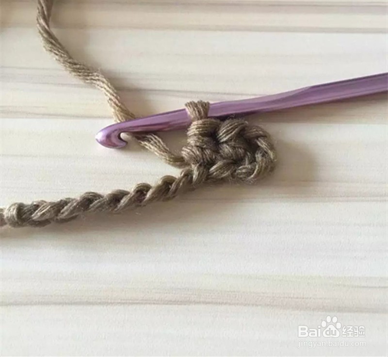 钩针编织基础针法:中长针