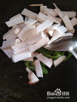 教你怎么做青椒与杏鲍菇